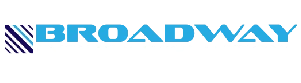 broadway white logo